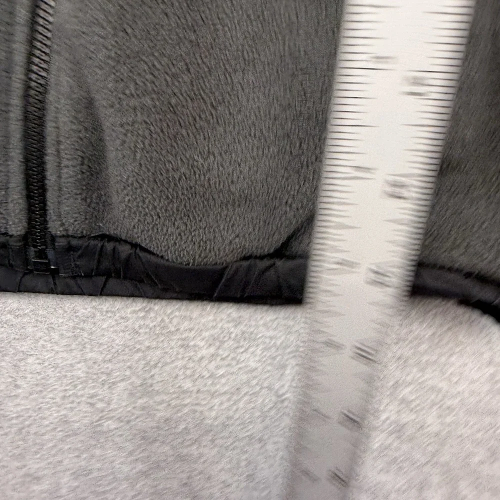 North Face Denali Fleece 550 Puffer Hybrid Jacket Boys Large 14-16 Down Black